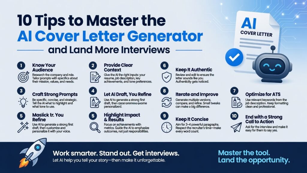 10 Tips to Master the AI Cover Letter Generator and Land More Interviews