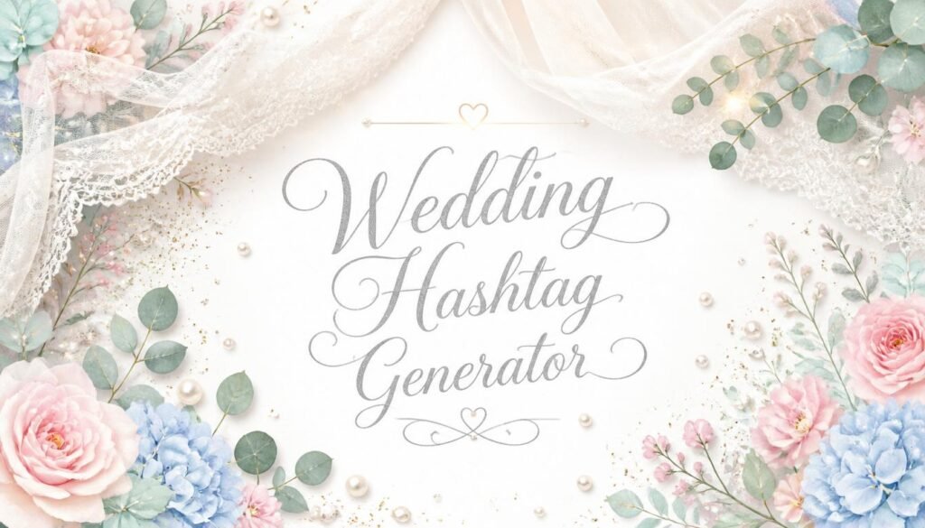 Wedding Hashtag Generator