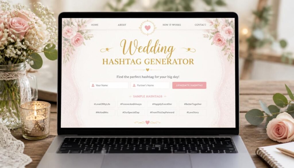 Wedding Hashtag Generator
